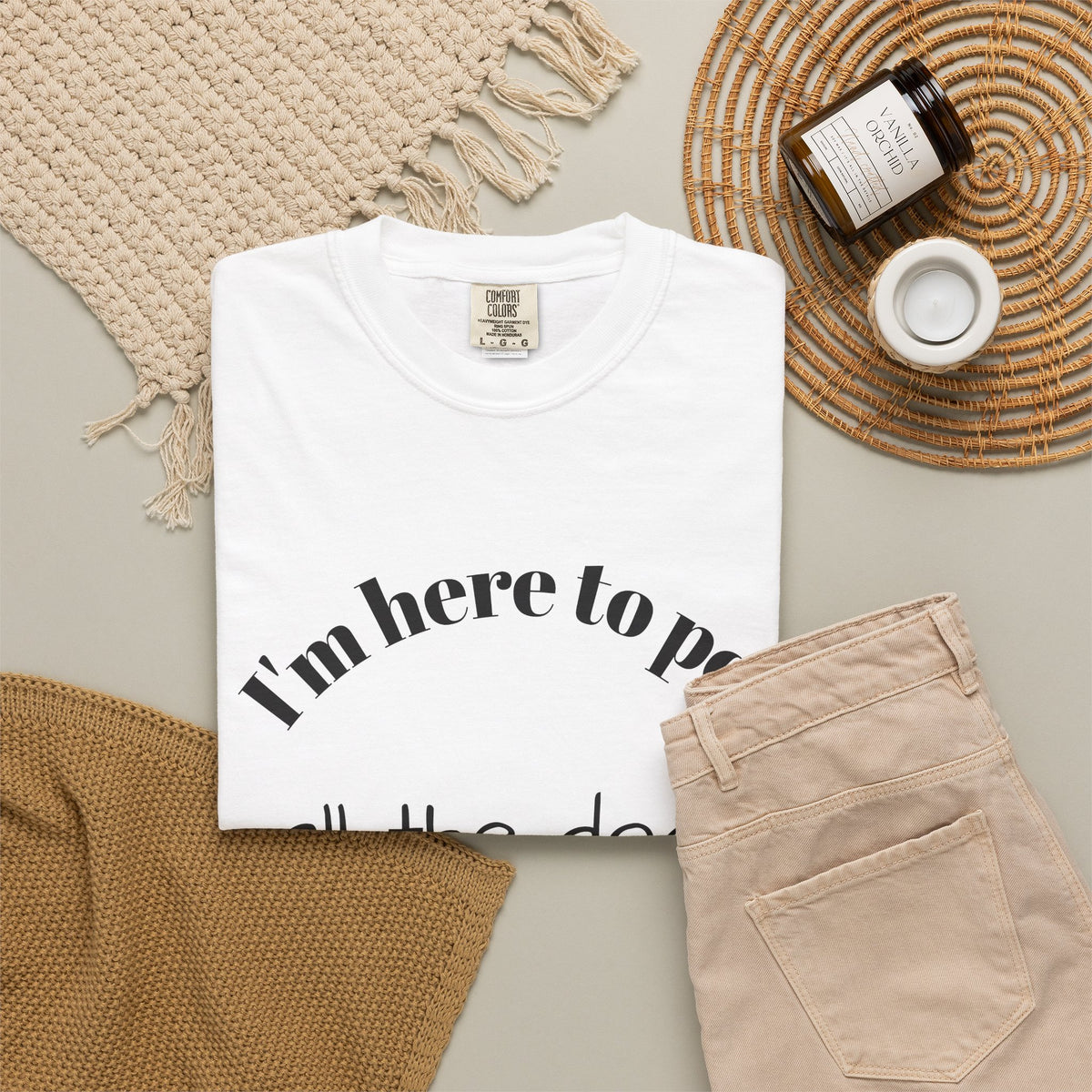 I'm Here to Pet All the Dogs T-Shirt — Cute Dog Lover Graphic Tee