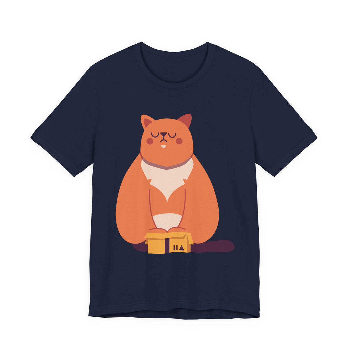 Meditating Cat T-Shirt — Cute Zen Cat Graphic Tee
