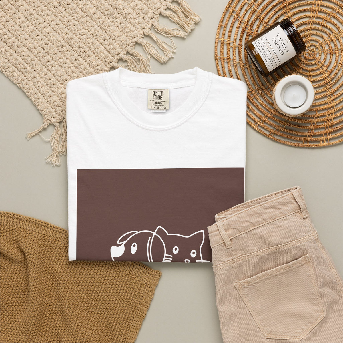 Cat & Dog Best Friend T-Shirt — "My Best Friend Has Paws" Graphic Tee