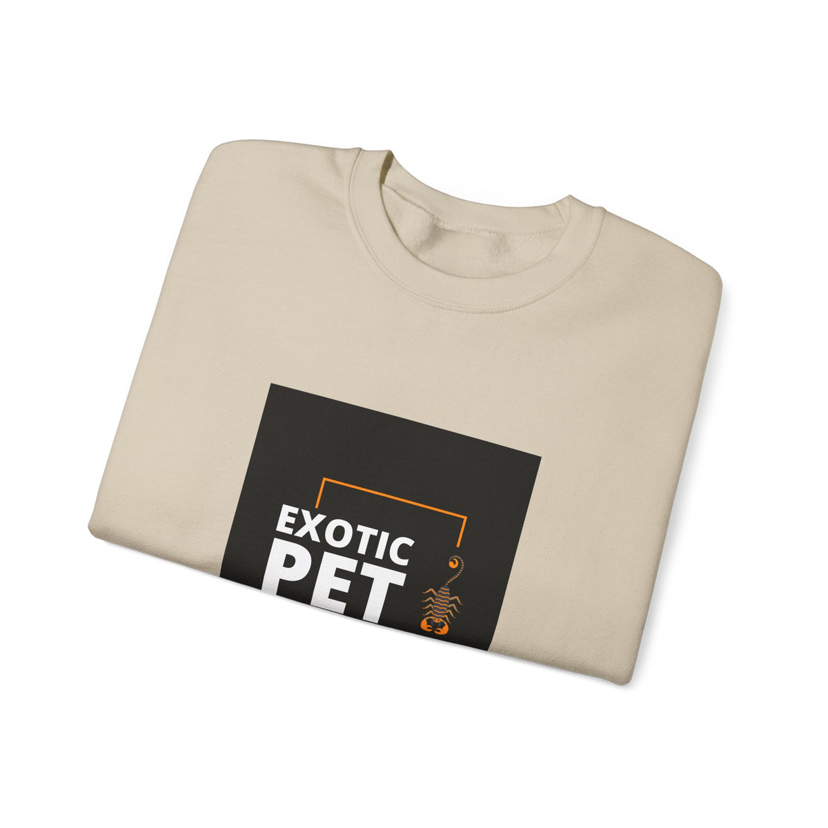 Exotic Pet Lover Sweatshirt — Bold Graphic Crewneck for Reptile & Bird Owners