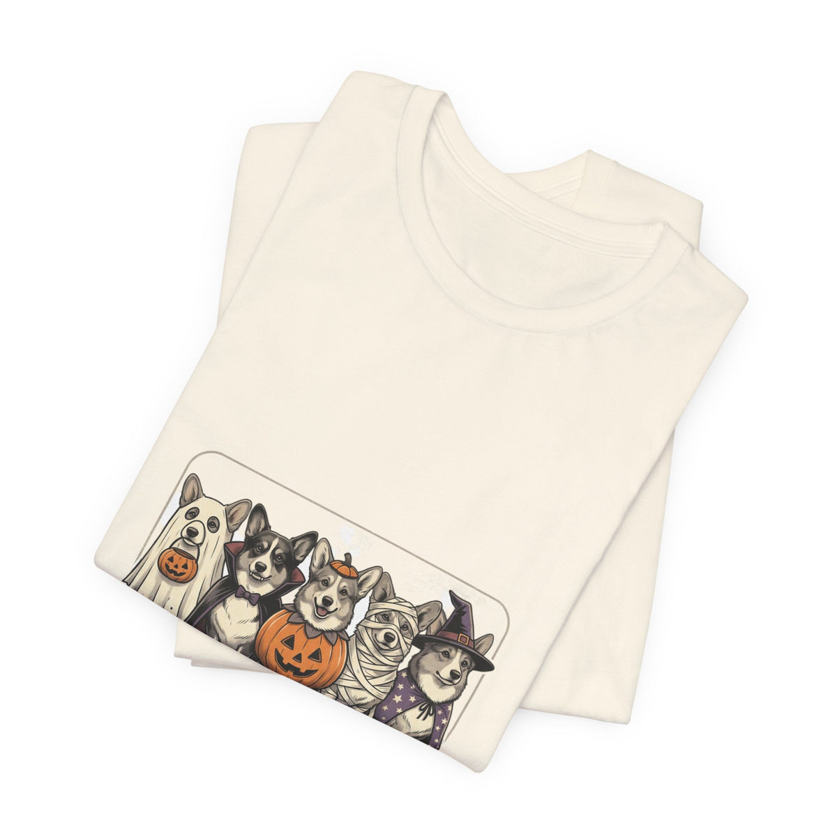 Haunted Corgi Costume Club Tee | Halloween Dog Costume Shirt