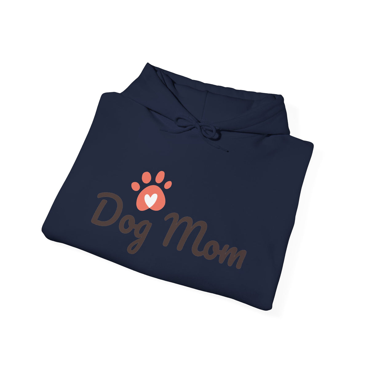 Dog Mom Hoodie - Cute Paw Print Sweatshirt for Pet Lovers