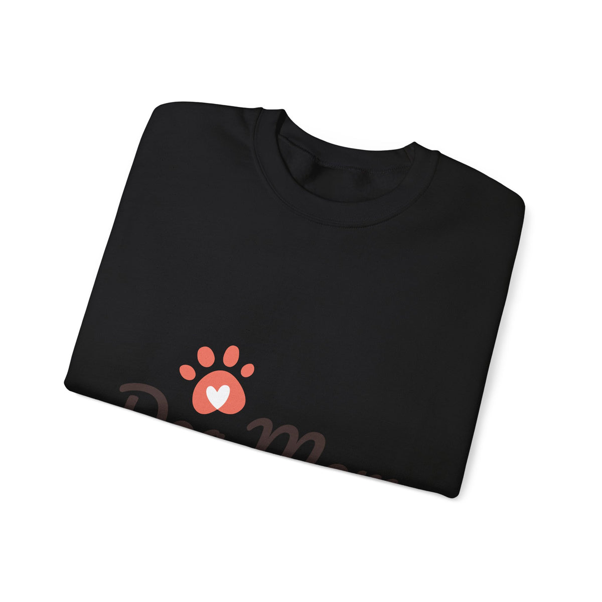 Dog Mom Crewneck Sweatshirt – Cute Paw Print Pullover for Pet Lovers