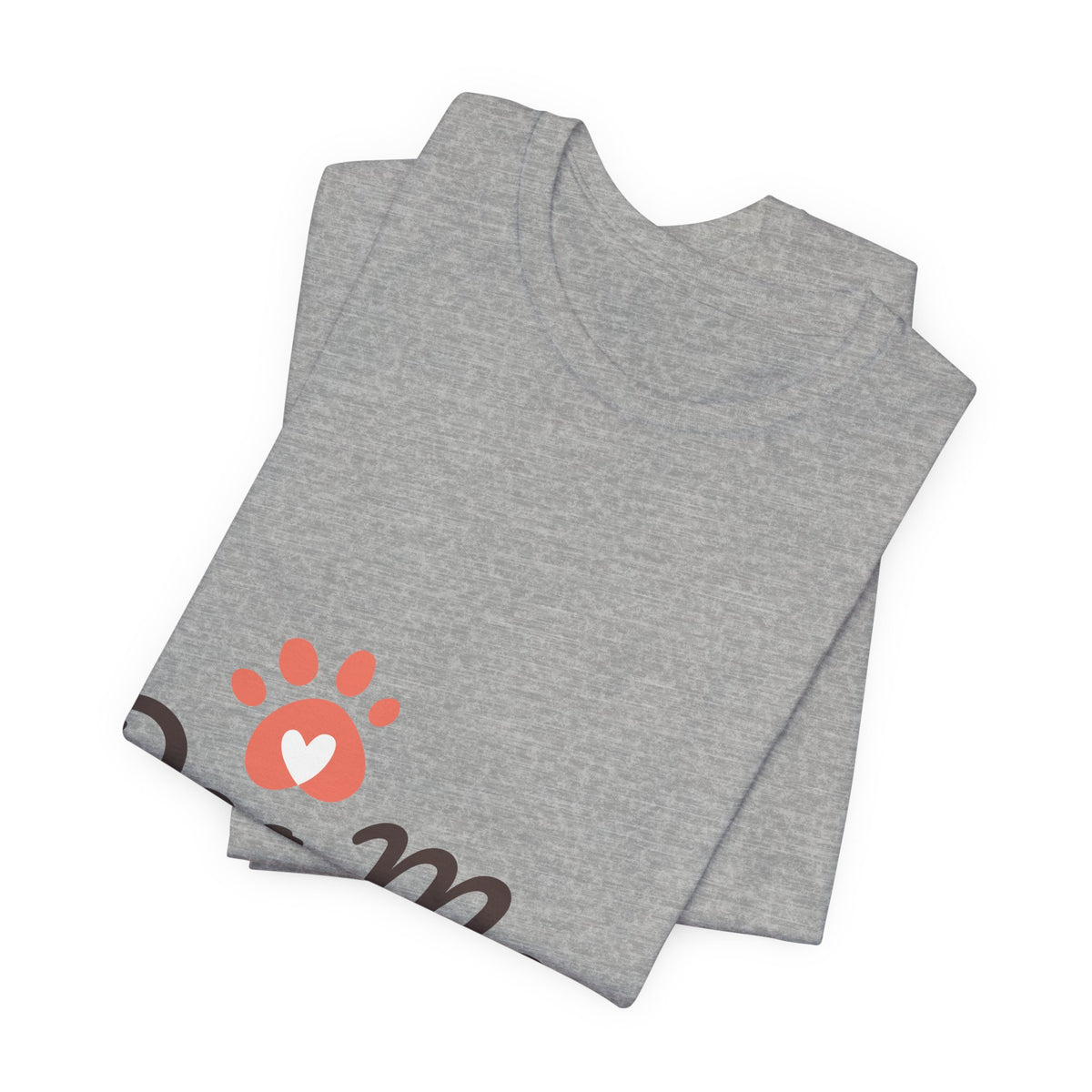 Dog Mom T-Shirt — Cute Paw Print Graphic Tee for Dog Lovers