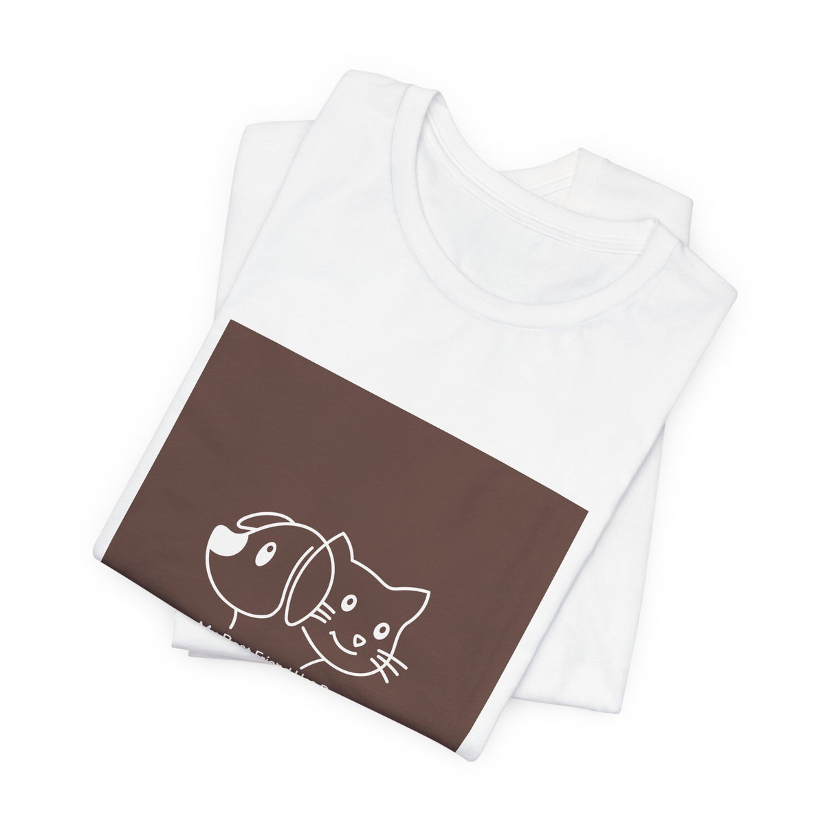 Pet Friends T-Shirt — "My Best Friend Has Paws" Cute Dog & Cat Tee