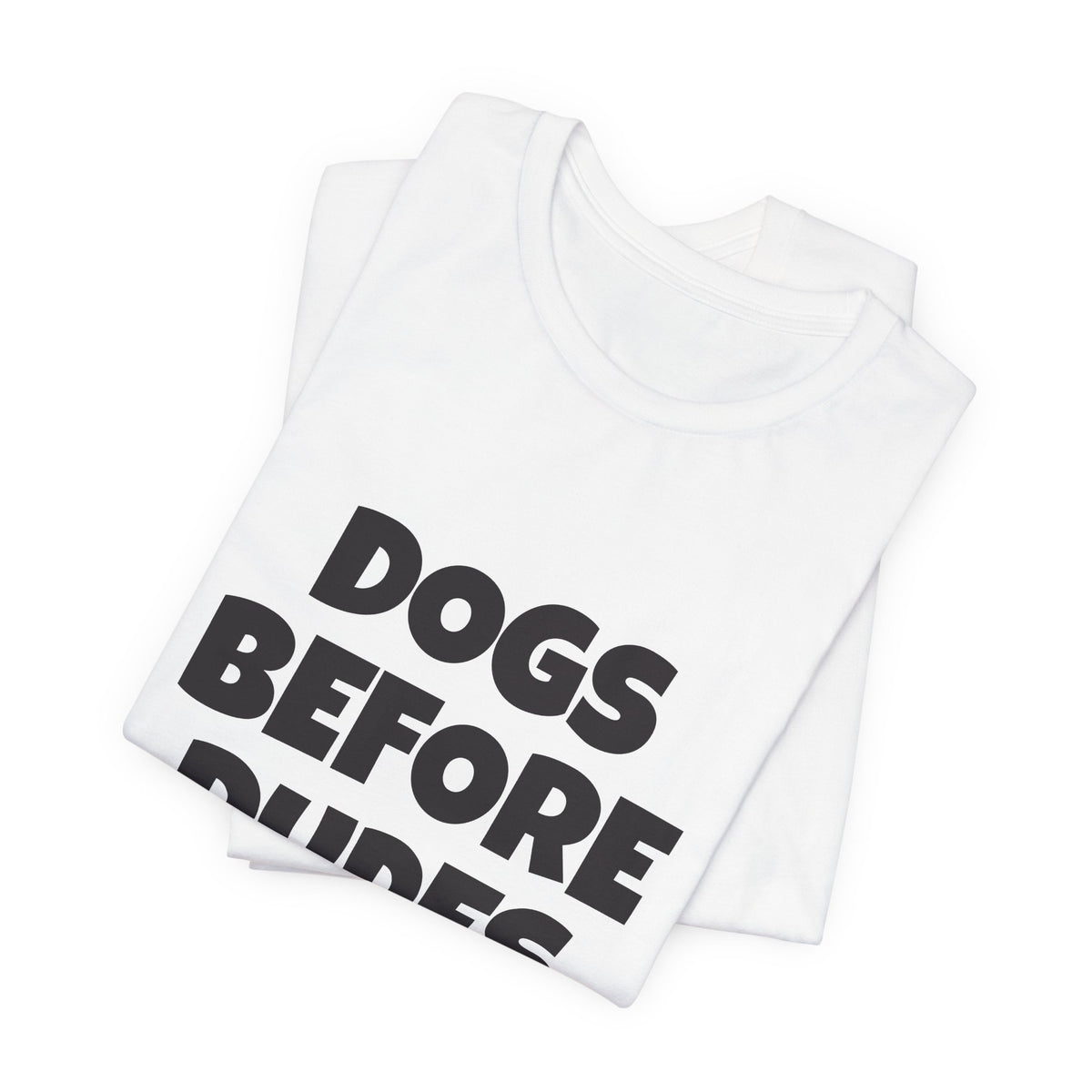 Dogs Before Dudes T-Shirt — Funny Dog Lover Tee