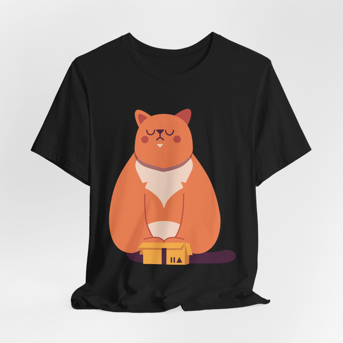 Meditating Cat T-Shirt — Cute Zen Cat Graphic Tee