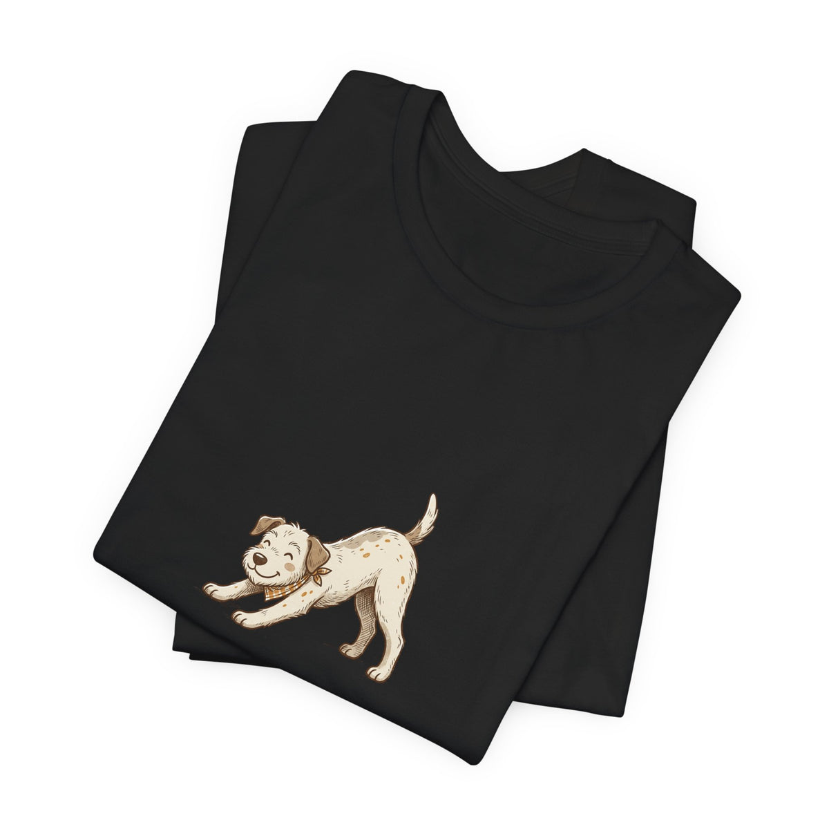 Downward Dog Puppy T‑Shirt — Cute Yoga Dog Graphic Tee
