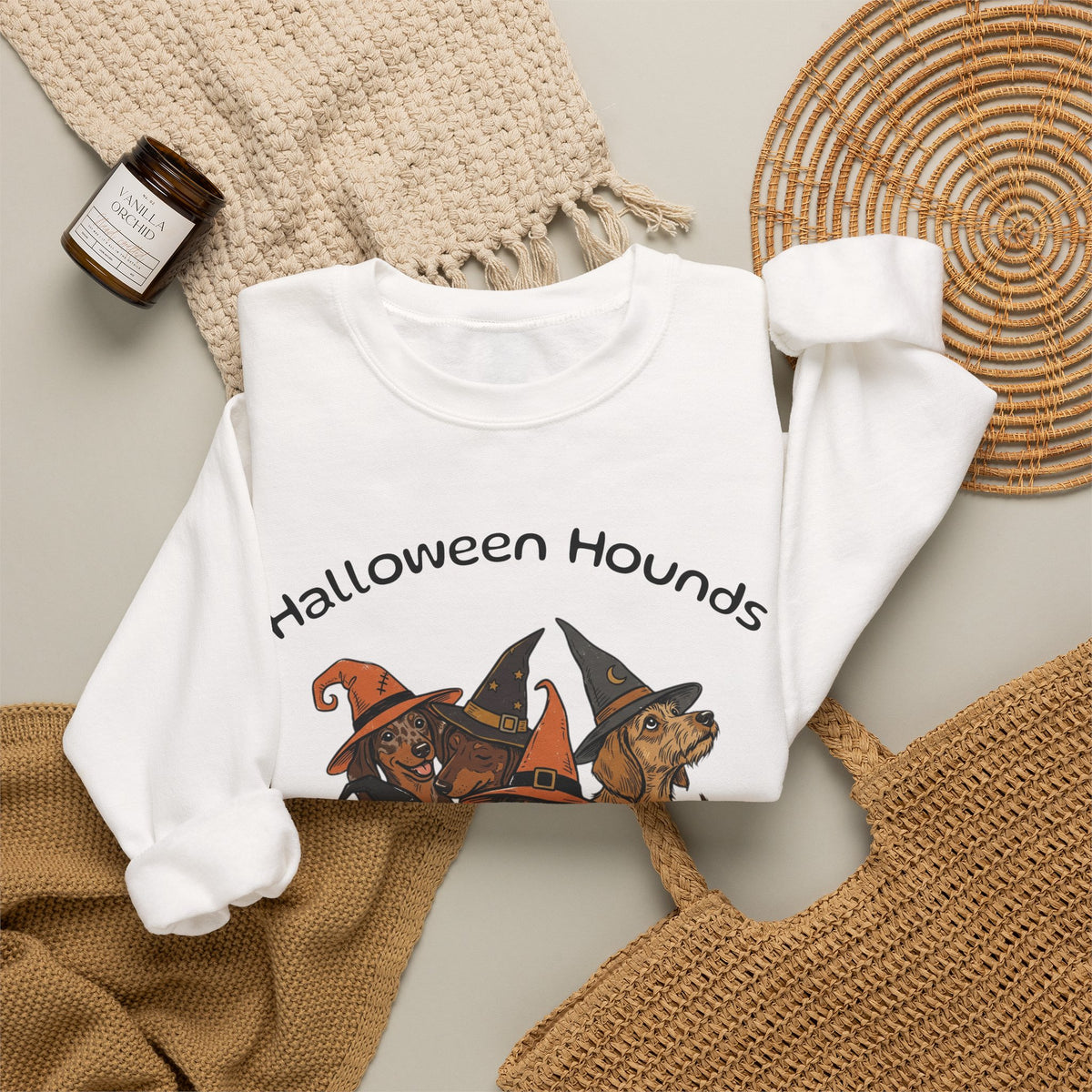 Halloween Hounds Crewneck Sweatshirt