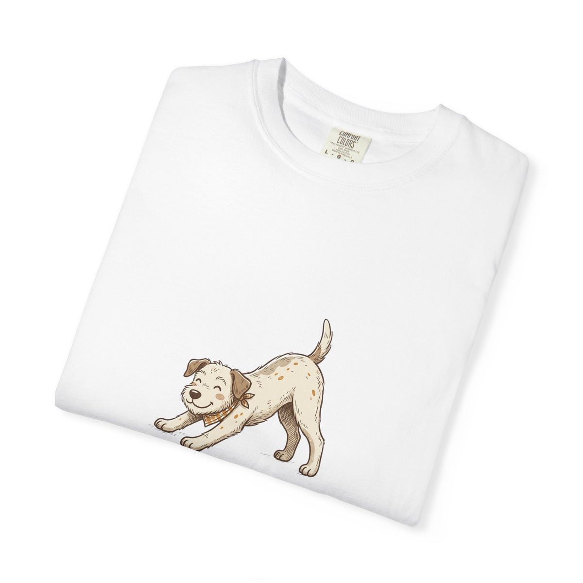 Downward Dog Puppy T-Shirt — Cute Yoga Dog Graphic Tee