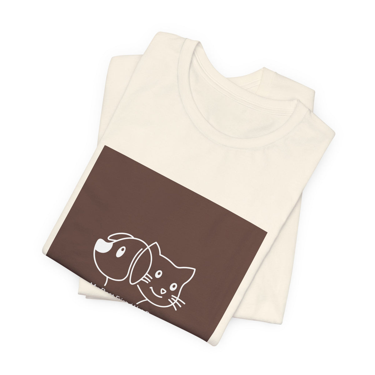Pet Friends T-Shirt — "My Best Friend Has Paws" Cute Dog & Cat Tee