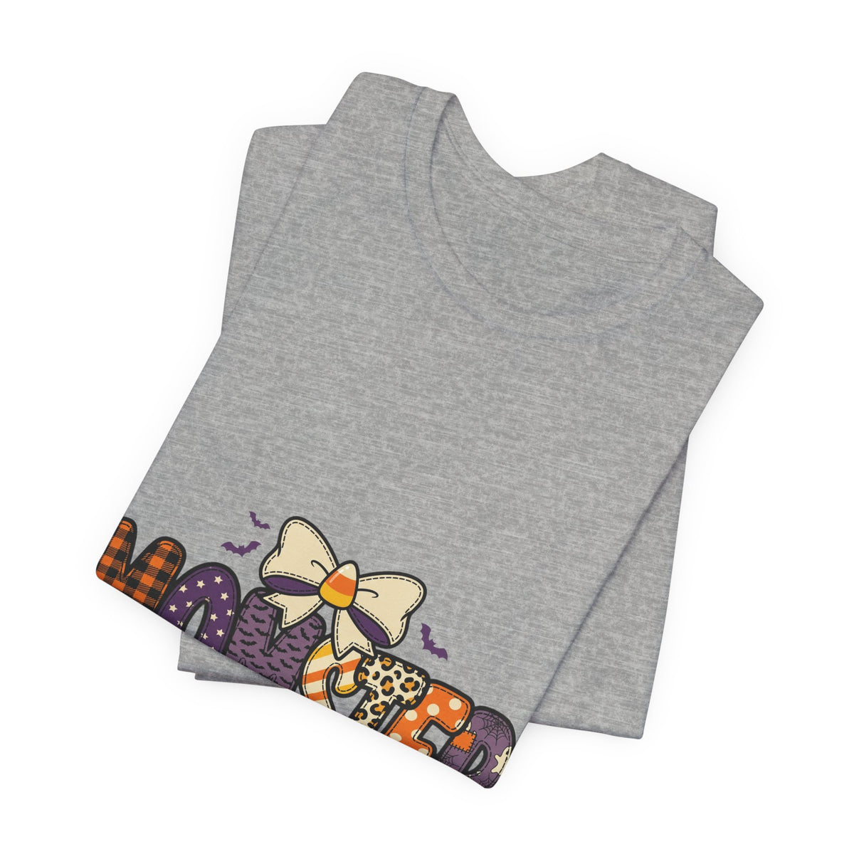 Momster Halloween Graphic Tee | Mom Halloween Shirt, Spooky Plaid Lettering