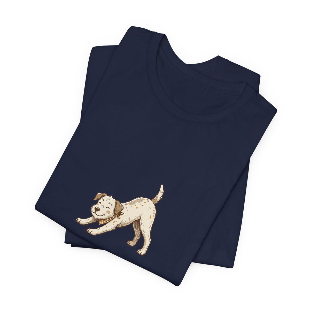 Downward Dog Puppy T‑Shirt — Cute Yoga Dog Graphic Tee