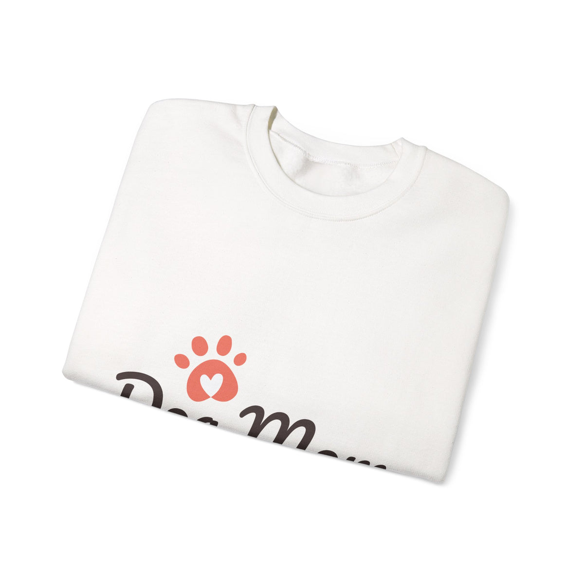 Dog Mom Crewneck Sweatshirt – Cute Paw Print Pullover for Pet Lovers