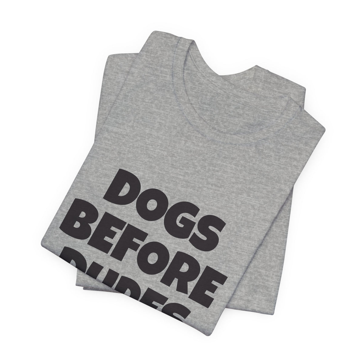 Dogs Before Dudes T-Shirt — Funny Dog Lover Tee