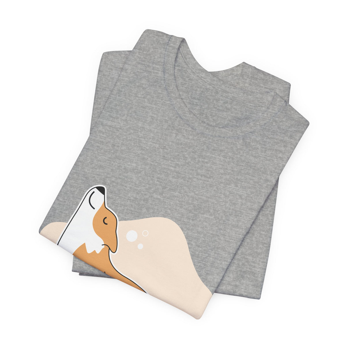 Corgi Yoga T-Shirt — Cute Corgi Stretch Graphic Tee