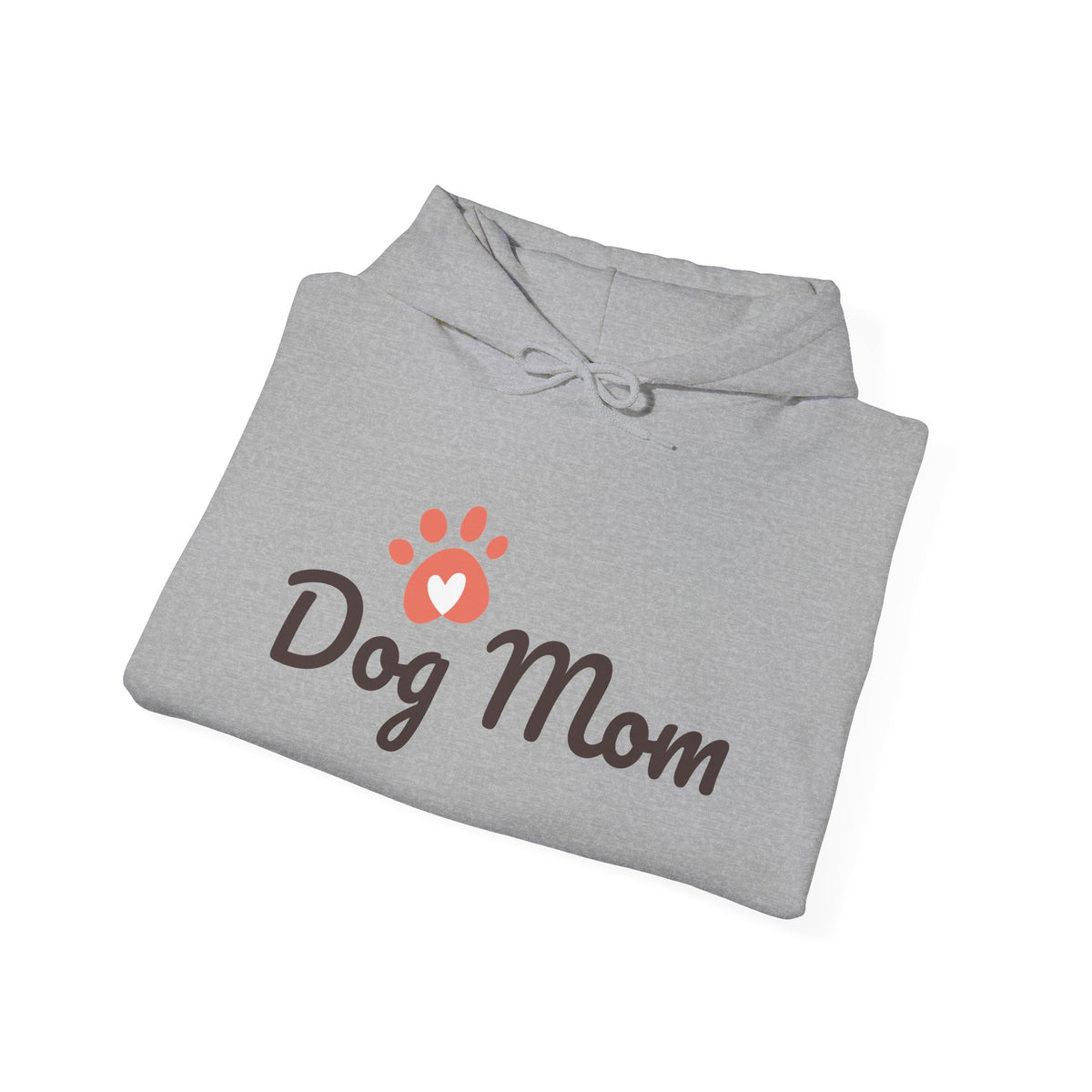 Dog Mom Hoodie - Cute Paw Print Sweatshirt for Pet Lovers