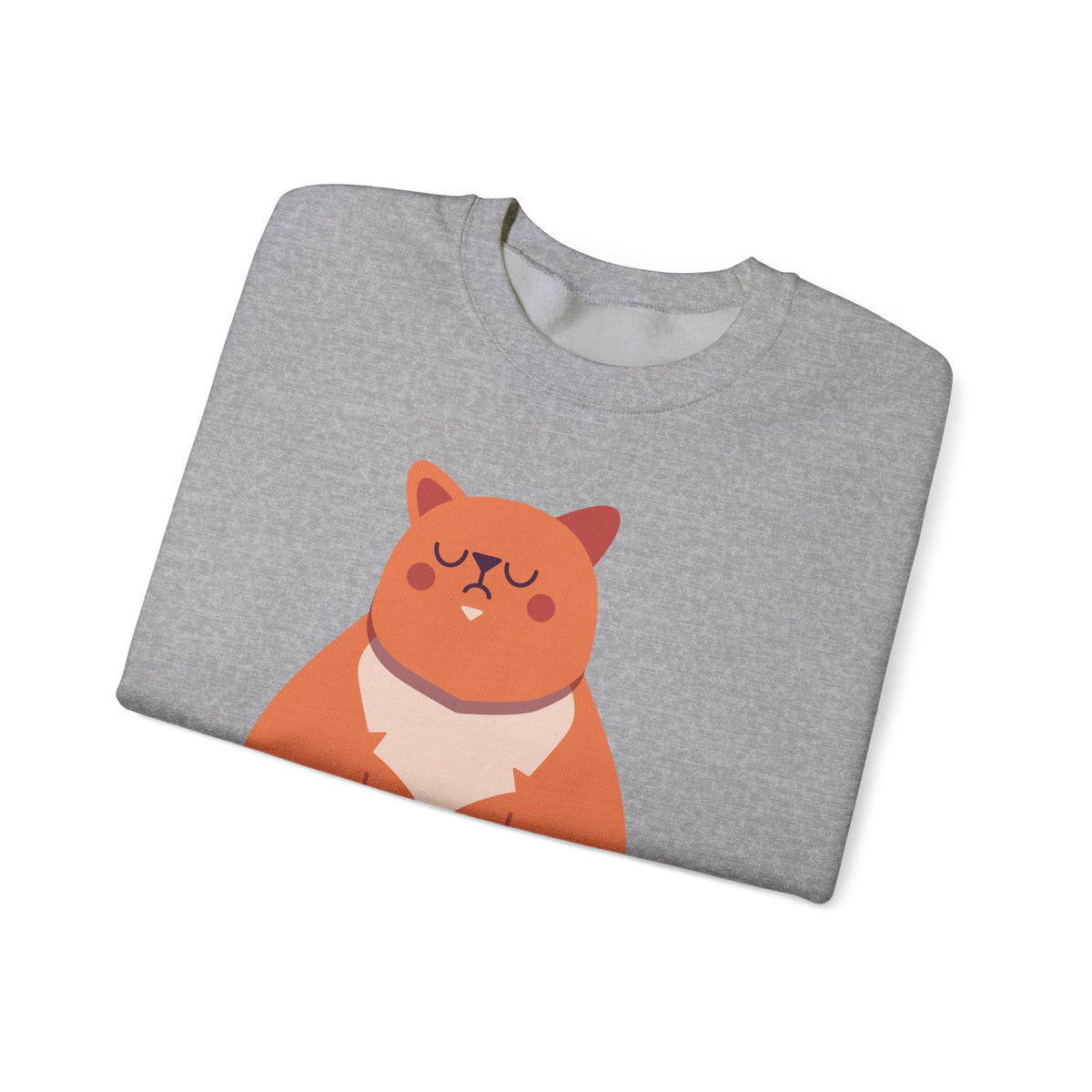 Cat with Mug Crewneck Sweatshirt