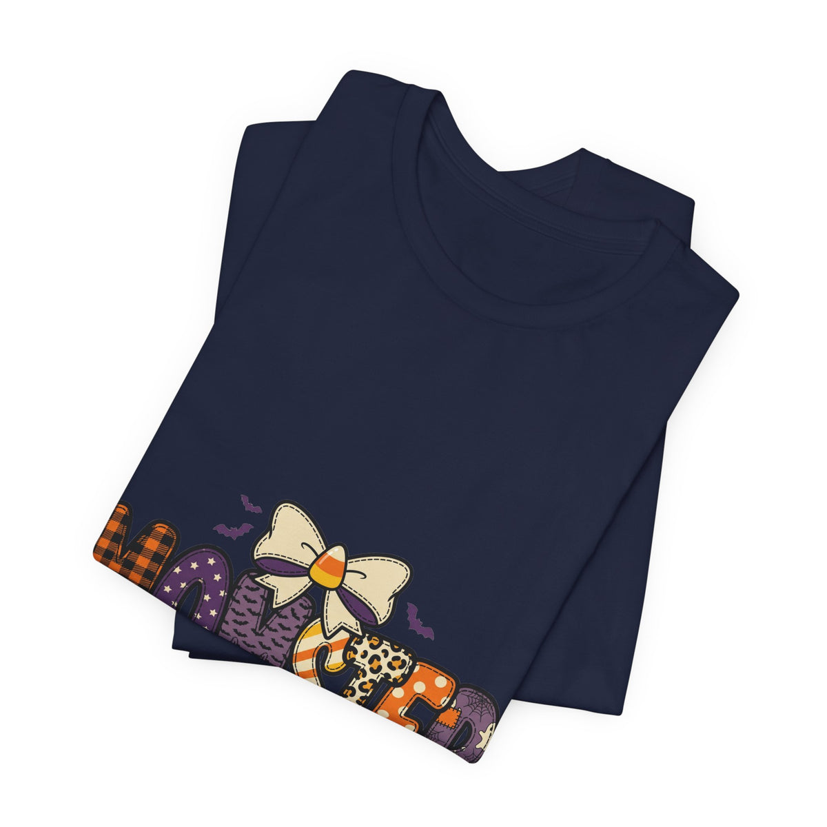 Momster Halloween Graphic Tee | Mom Halloween Shirt, Spooky Plaid Lettering