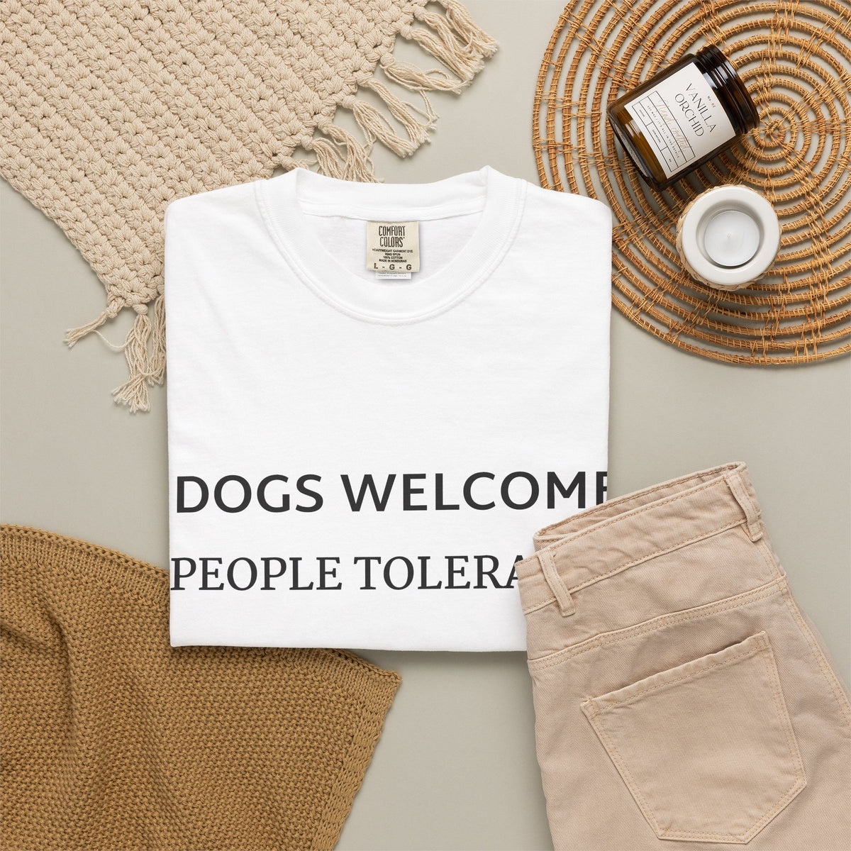 Dogs Welcome, People Tolerated T-Shirt
