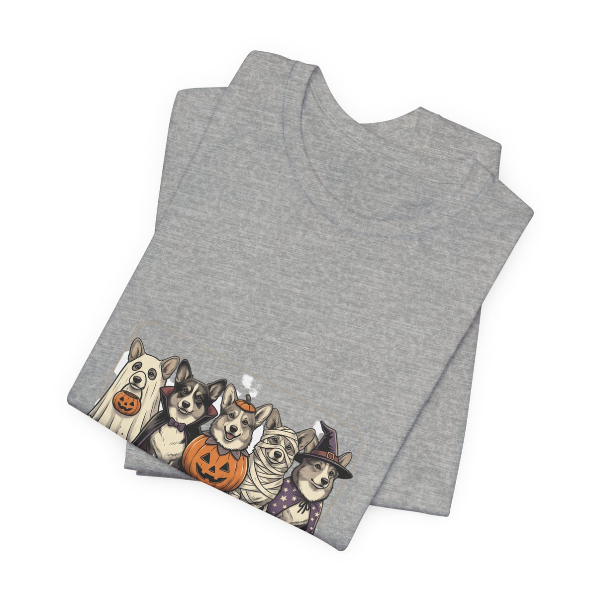 Haunted Corgi Costume Club Tee | Halloween Dog Costume Shirt