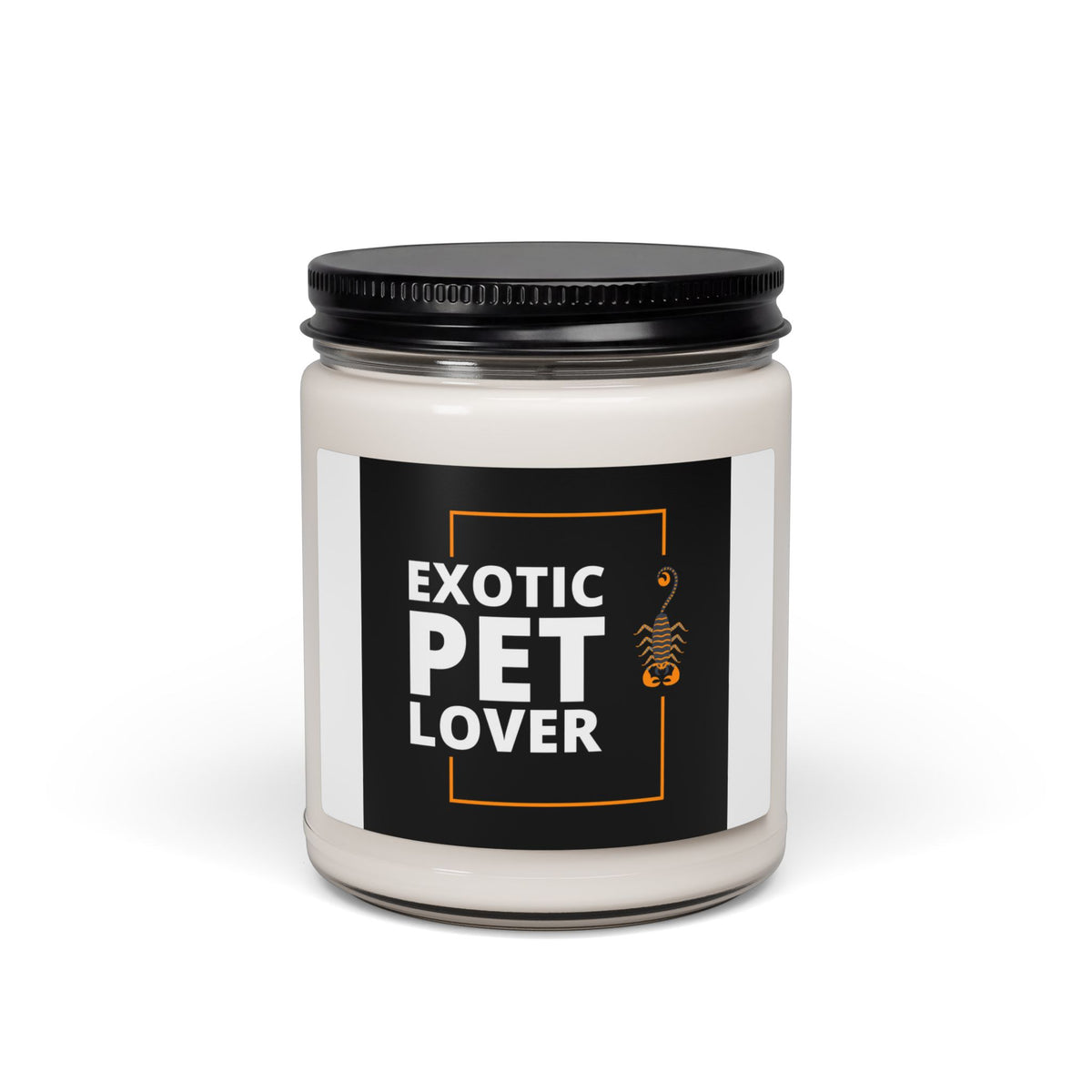 Exotic Pet Lover Soy Candle – 9oz Scented Jar Candle for Reptile & Arachnid Enthusiasts