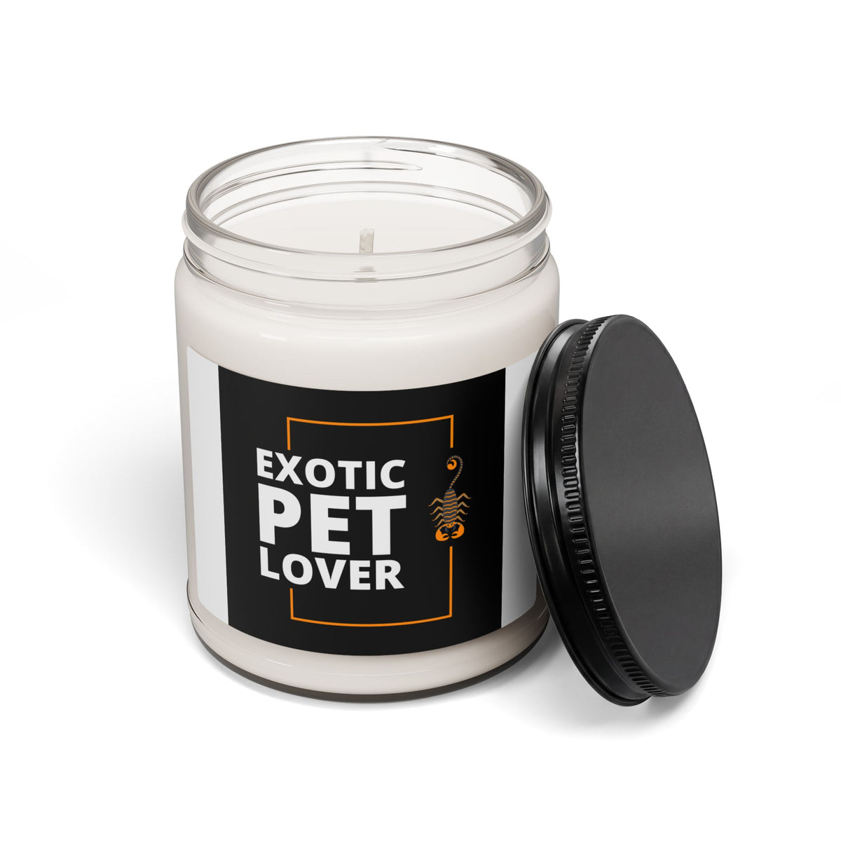 Exotic Pet Lover Soy Candle – 9oz Scented Jar Candle for Reptile & Arachnid Enthusiasts