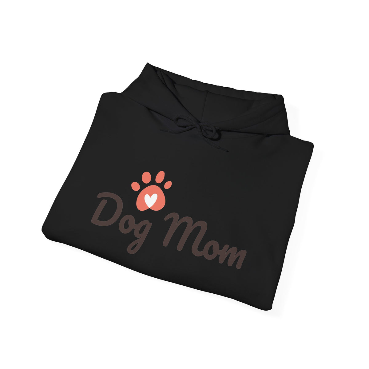 Dog Mom Hoodie - Cute Paw Print Sweatshirt for Pet Lovers