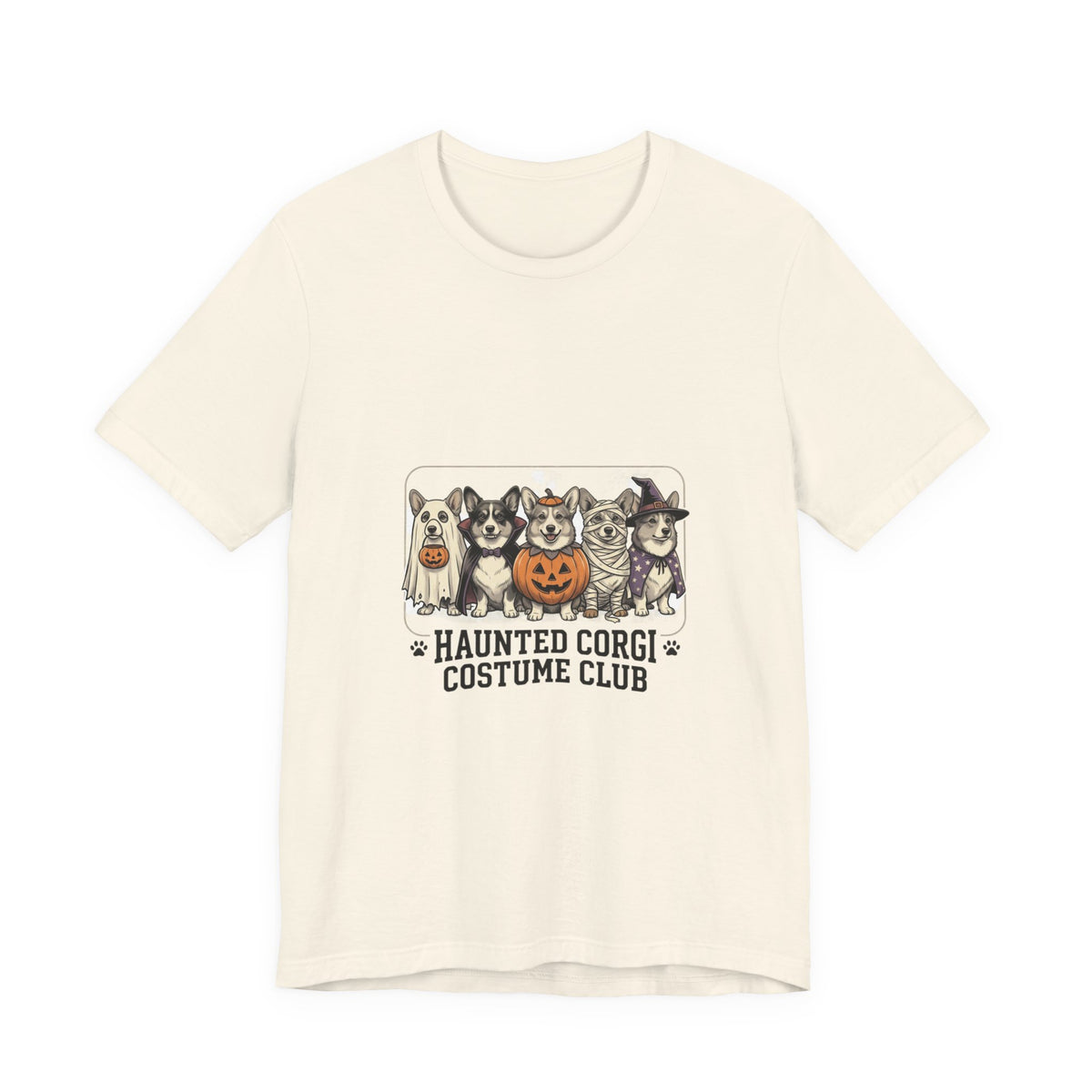 Haunted Corgi Costume Club Tee | Halloween Dog Costume Shirt