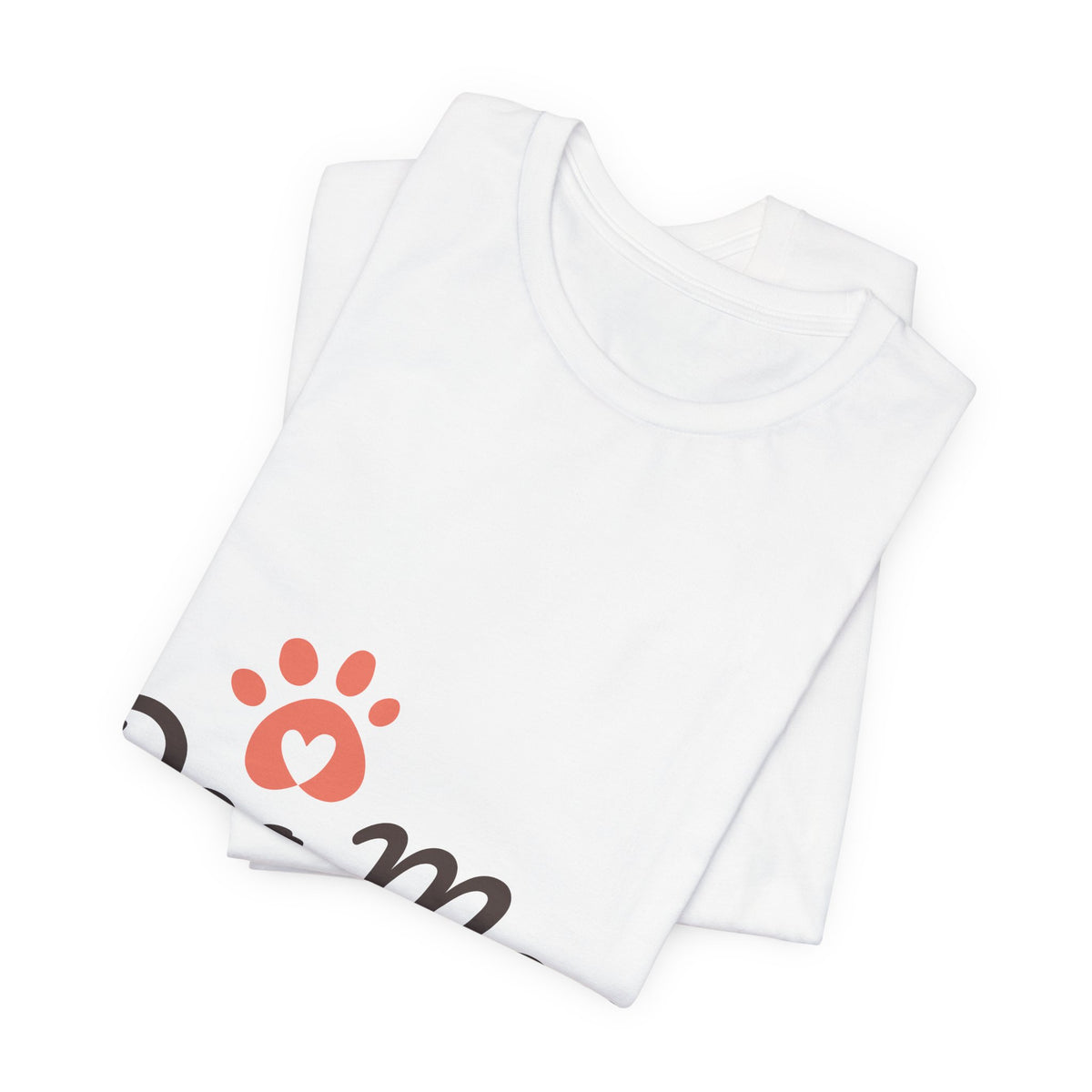 Dog Mom T-Shirt — Cute Paw Print Graphic Tee for Dog Lovers