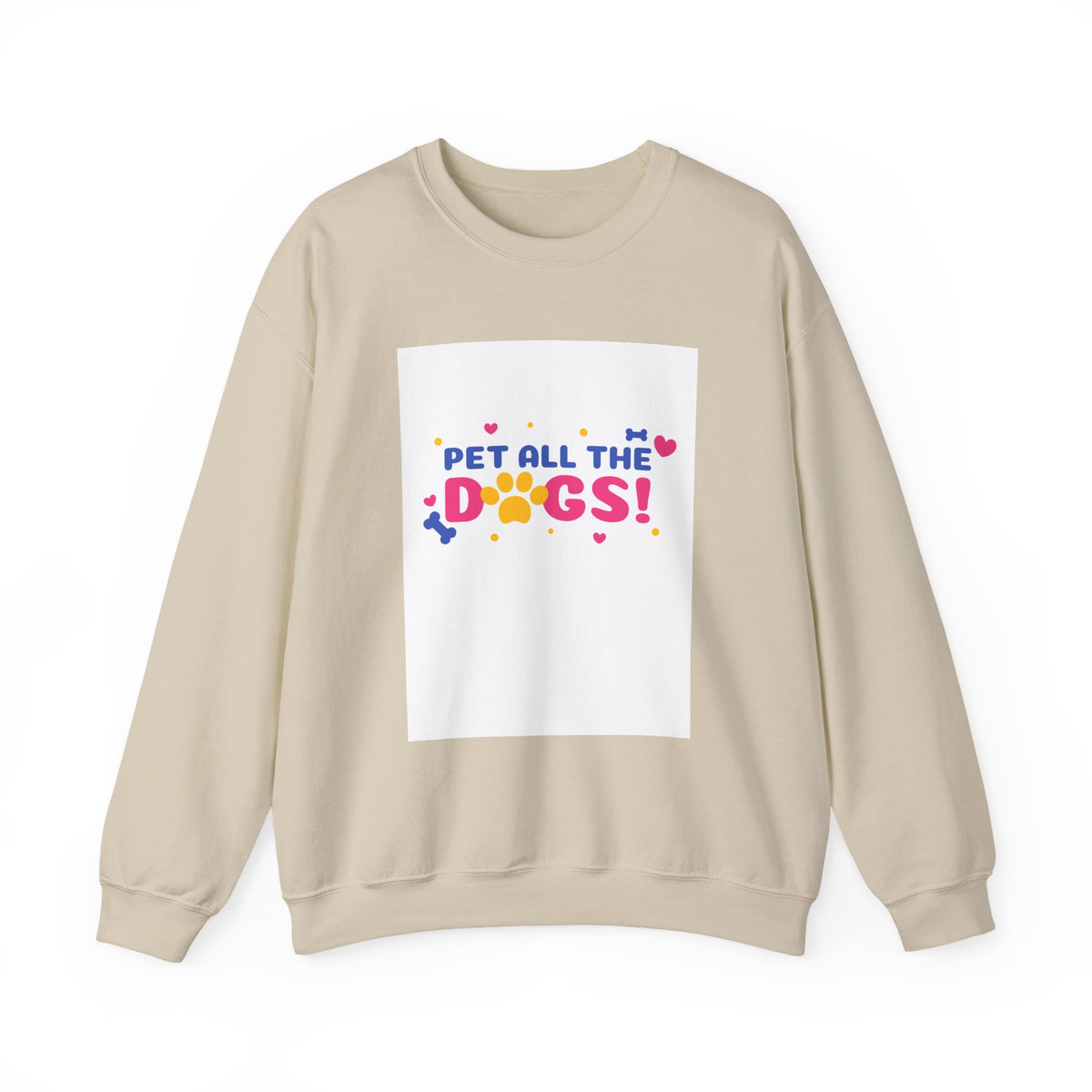 Pet All the Dogs! Crewneck Sweatshirt – Cute Dog Lover Pullover