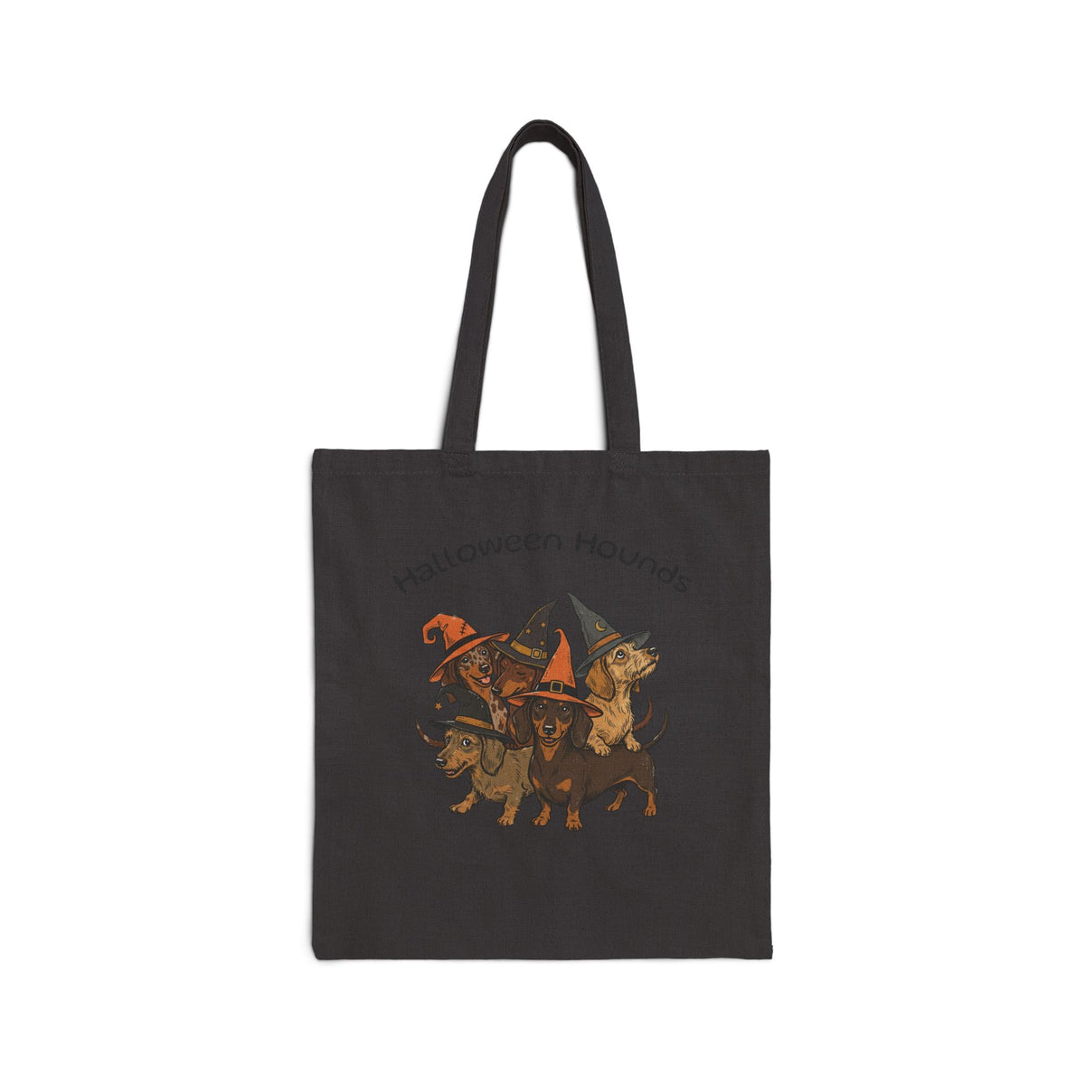 Halloween Hounds Canvas Tote — Trick-or-Treat Dog Costume Bag