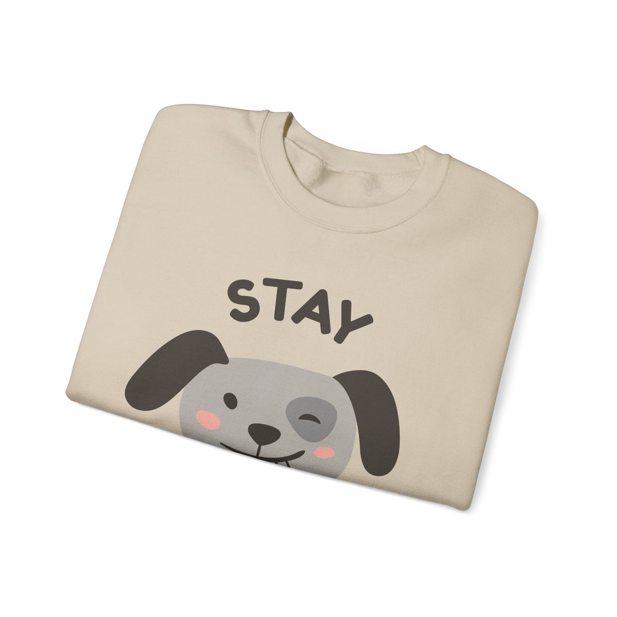 Stay Pawsitive Dog Crewneck Sweatshirt