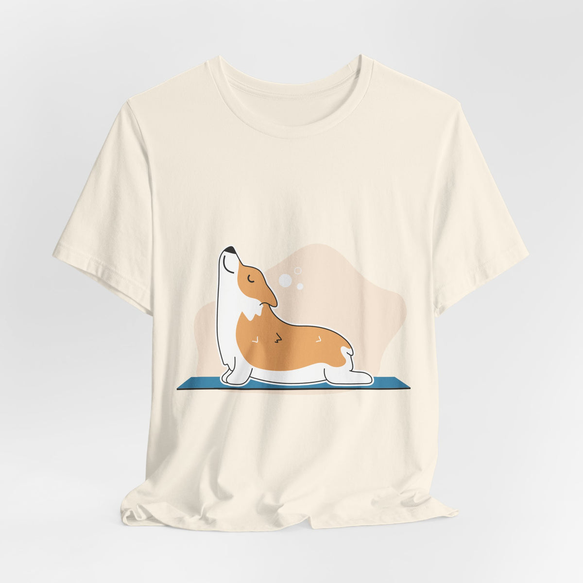 Corgi Yoga T-Shirt — Cute Corgi Stretch Graphic Tee