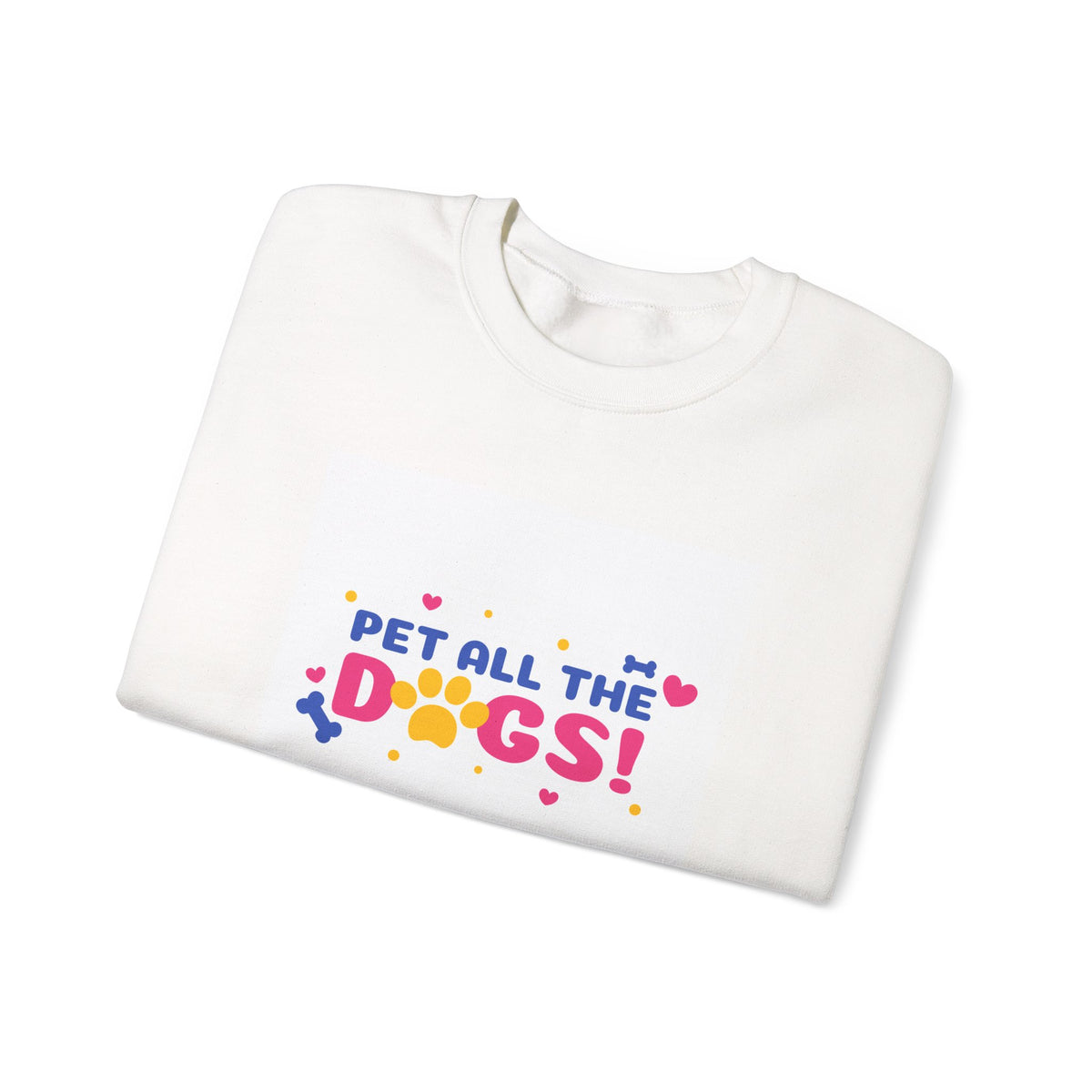 Pet All the Dogs! Crewneck Sweatshirt – Cute Dog Lover Pullover
