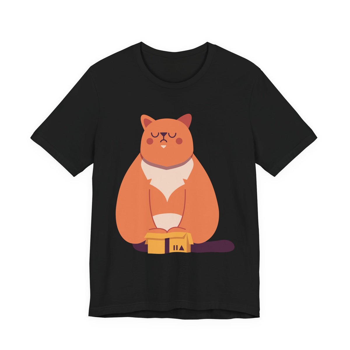 Meditating Cat T-Shirt — Cute Zen Cat Graphic Tee