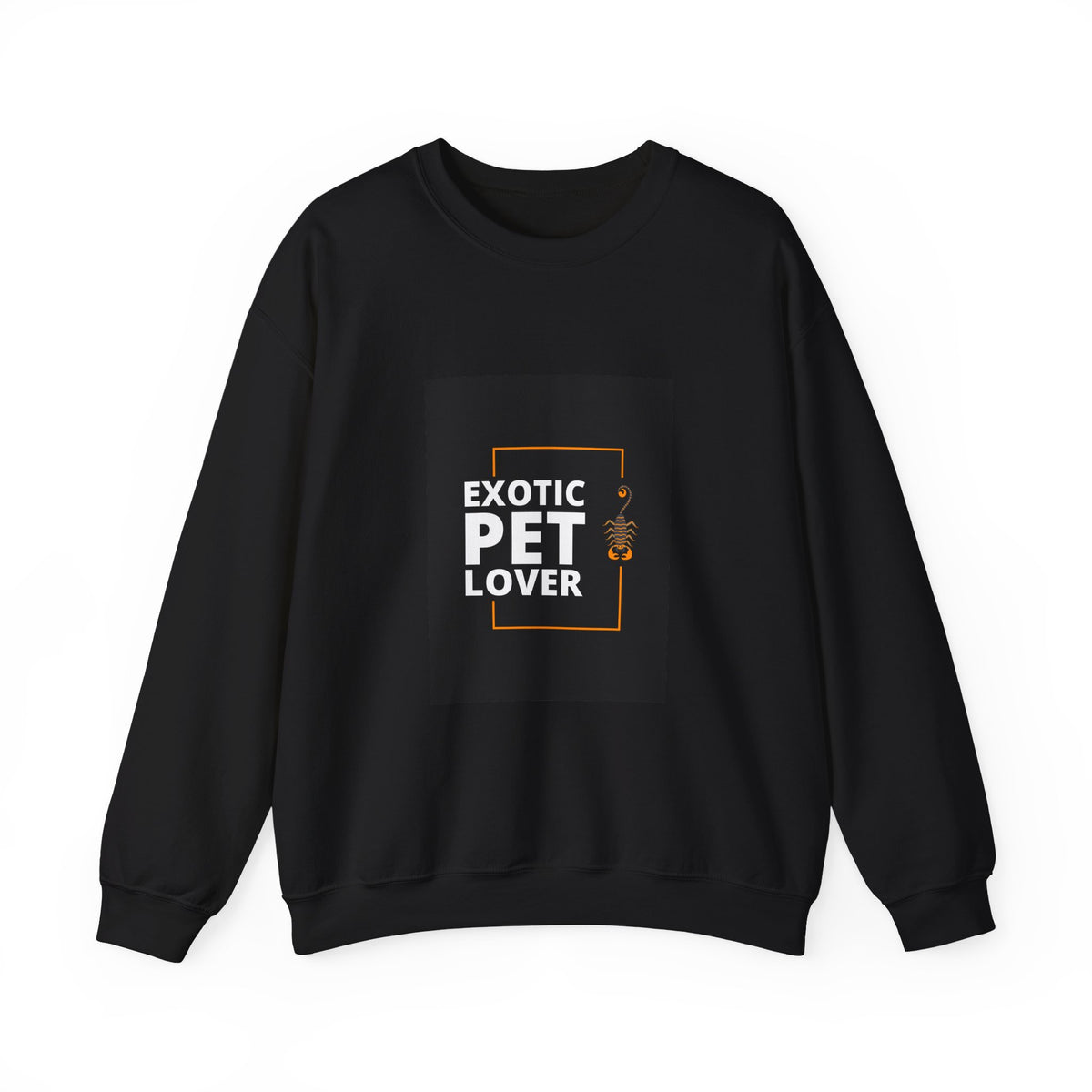 Exotic Pet Lover Sweatshirt — Bold Graphic Crewneck for Reptile & Bird Owners