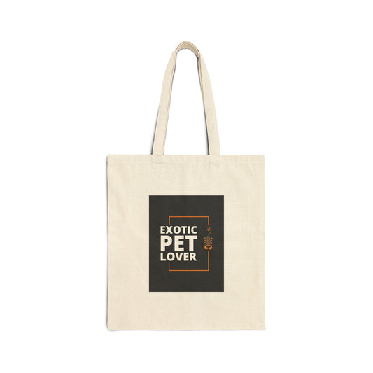 Exotic Pet Lover Canvas Tote Bag