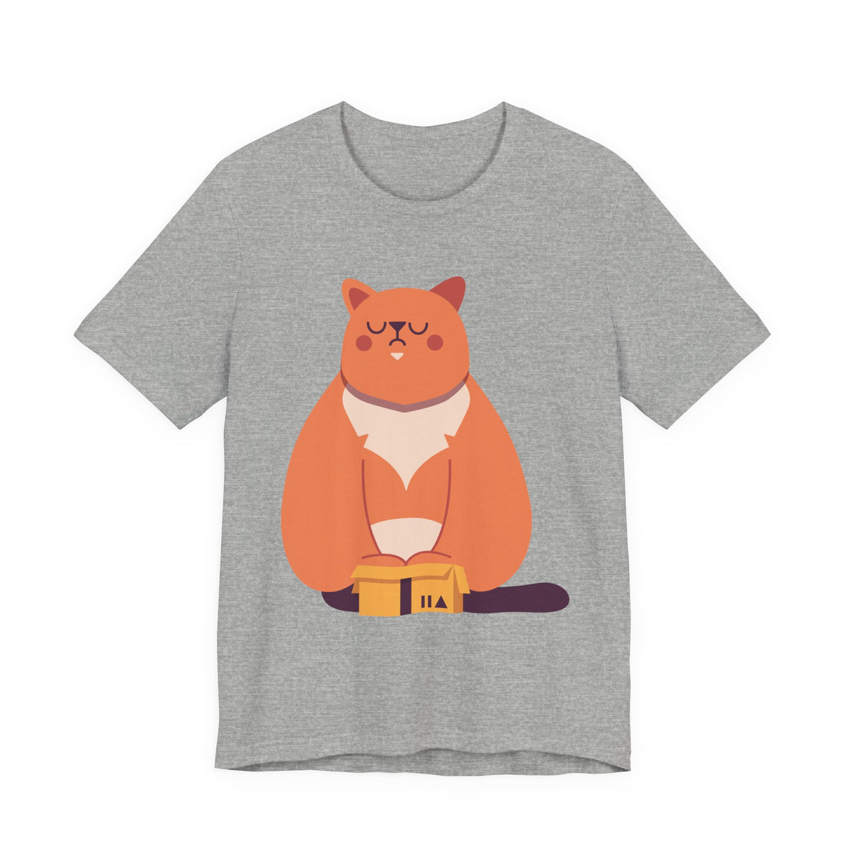 Meditating Cat T-Shirt — Cute Zen Cat Graphic Tee
