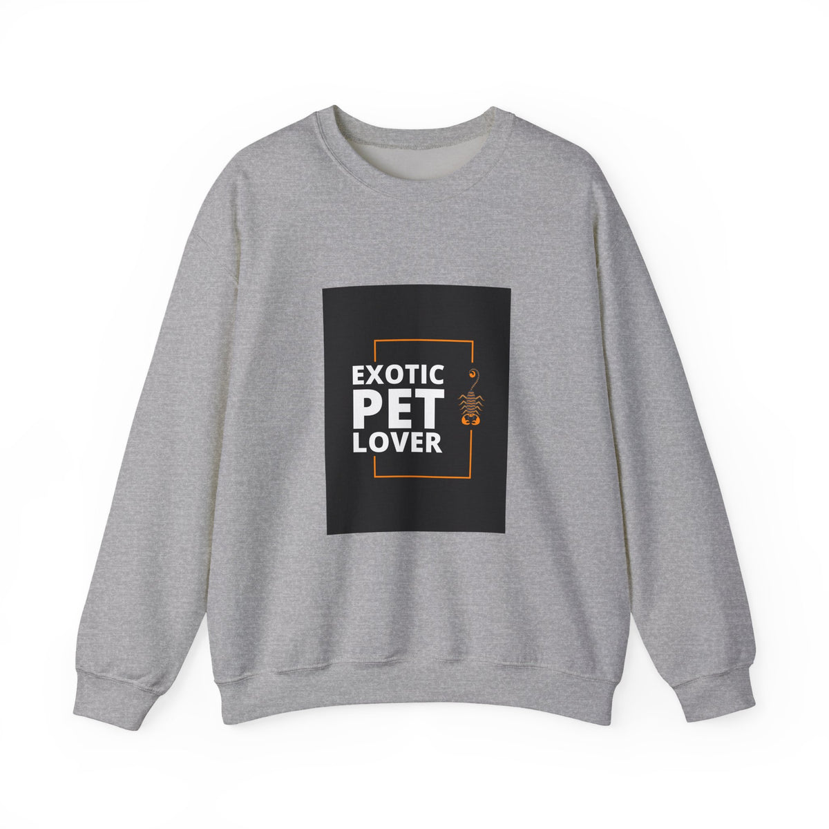 Exotic Pet Lover Sweatshirt — Bold Graphic Crewneck for Reptile & Bird Owners