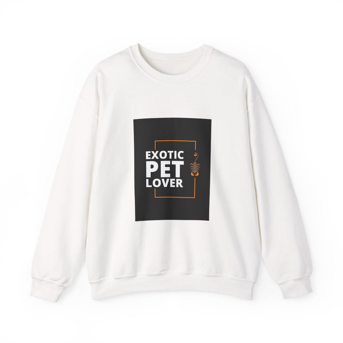 Exotic Pet Lover Sweatshirt — Bold Graphic Crewneck for Reptile & Bird Owners