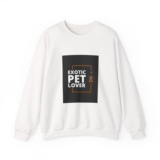 Exotic Pet Lover Sweatshirt — Bold Graphic Crewneck for Reptile & Bird Owners