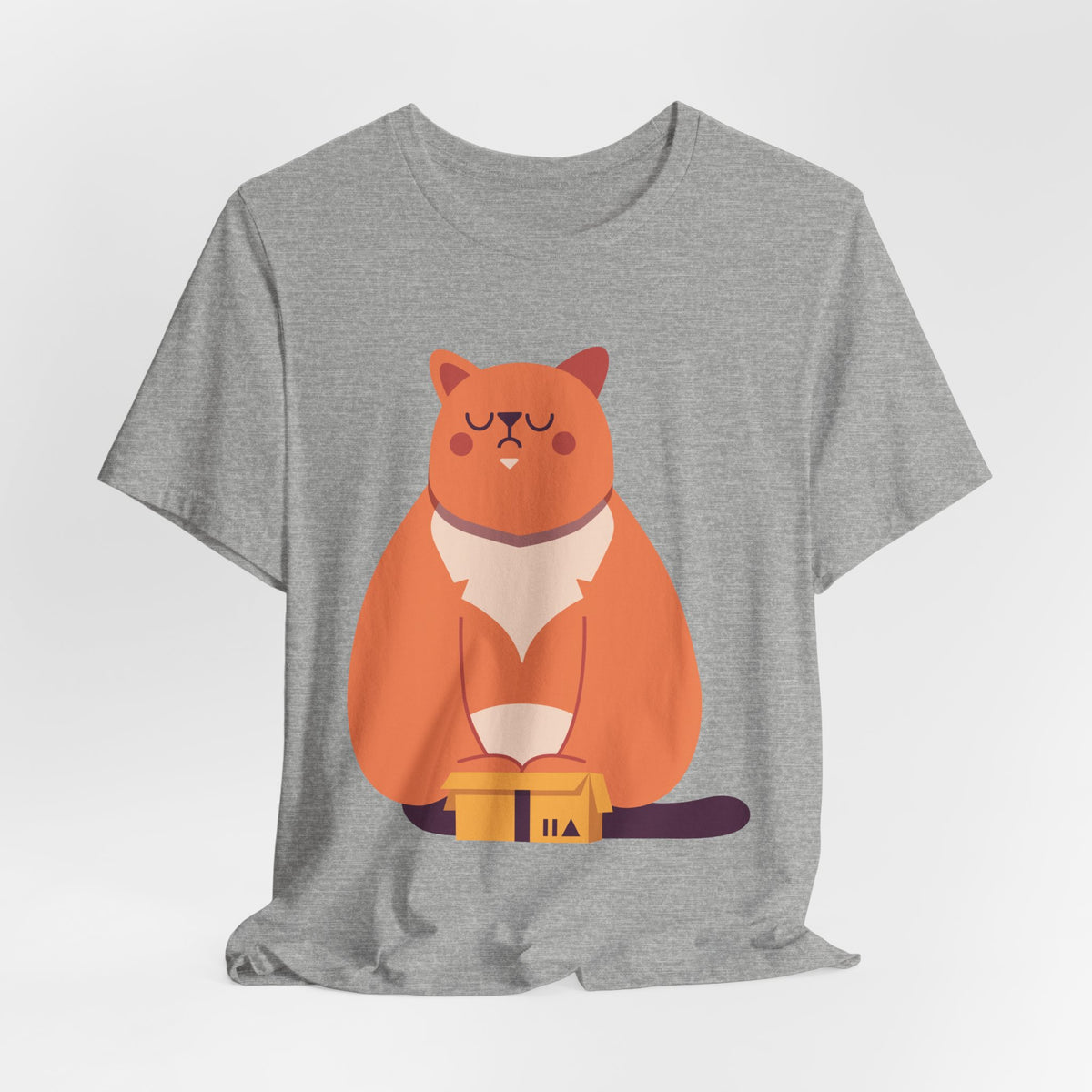 Meditating Cat T-Shirt — Cute Zen Cat Graphic Tee