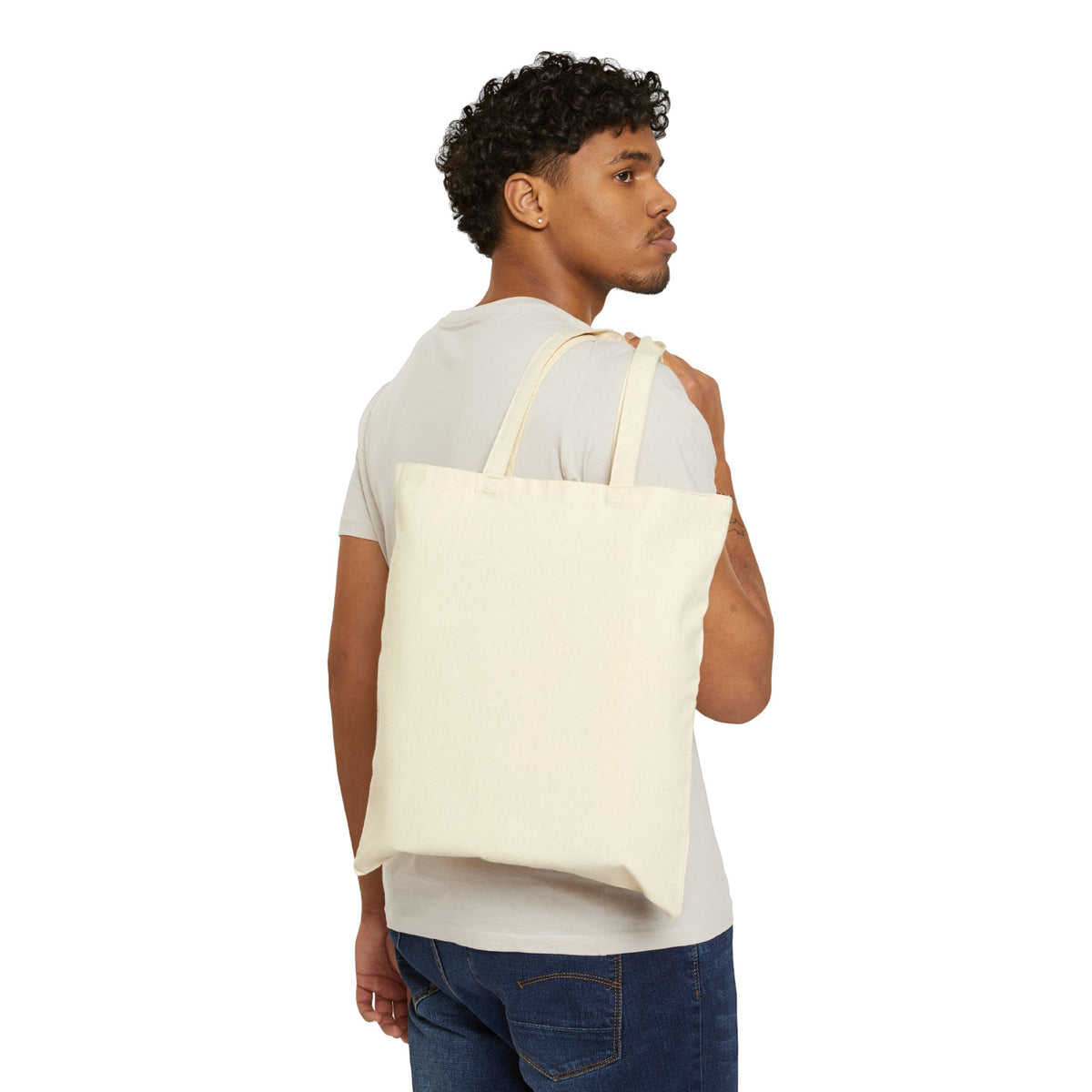 Cat Duo Canvas Tote Bag — 'My Best Friend For Sure' Eco Cotton Shopper
