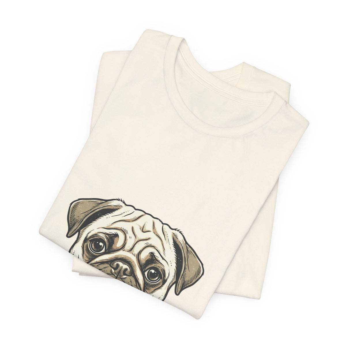 Pug Love Tee — Cute Pug Face Graphic T-Shirt
