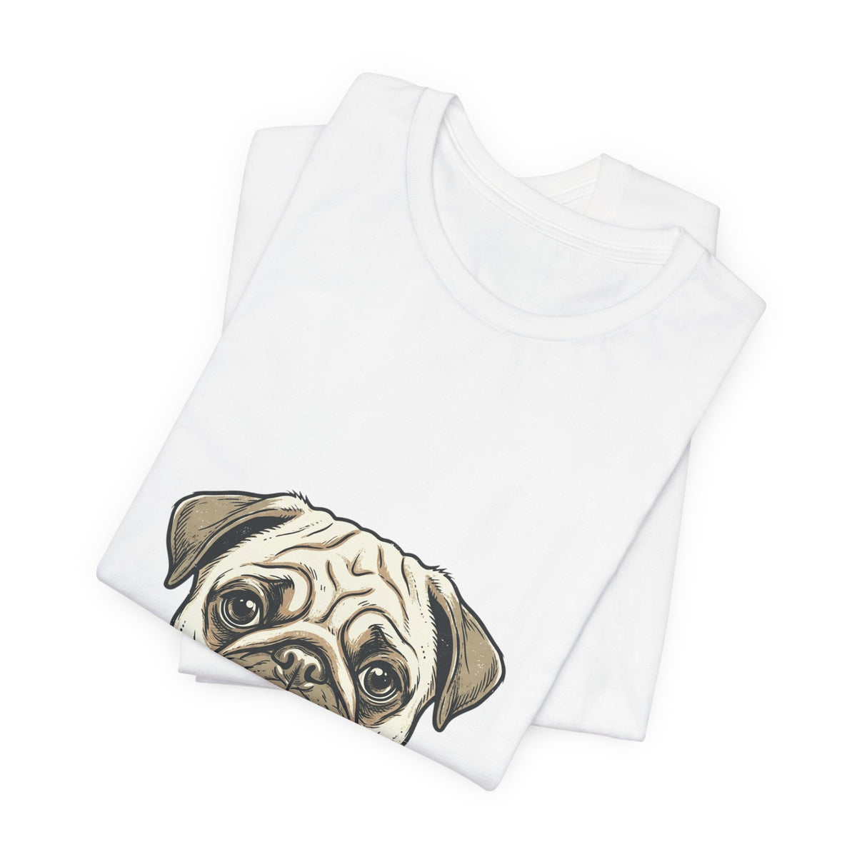Pug Love Tee — Cute Pug Face Graphic T-Shirt