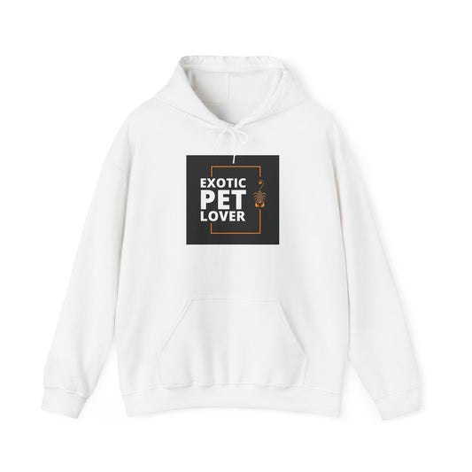Exotic Pet Lover Hoodie — Graphic Pullover for Reptile & Small Animal Owners