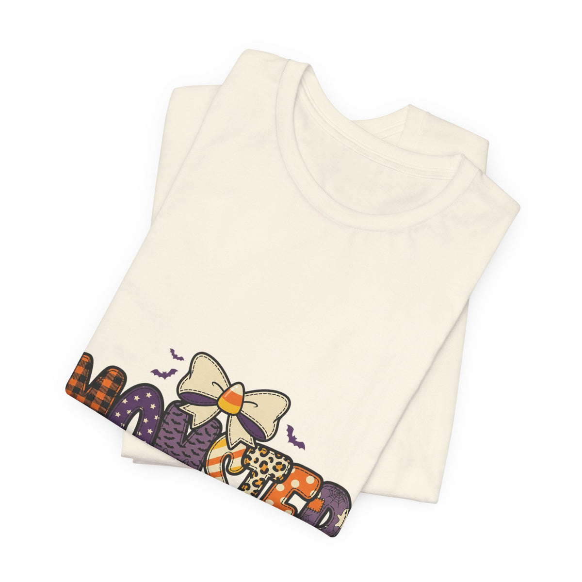 Momster Halloween Graphic Tee | Mom Halloween Shirt, Spooky Plaid Lettering