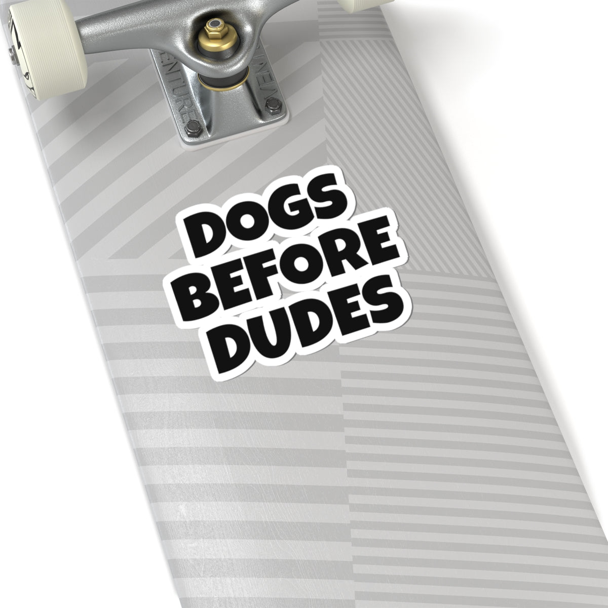 Dogs Before Dudes Sticker — Bold Kiss-Cut Vinyl Sticker