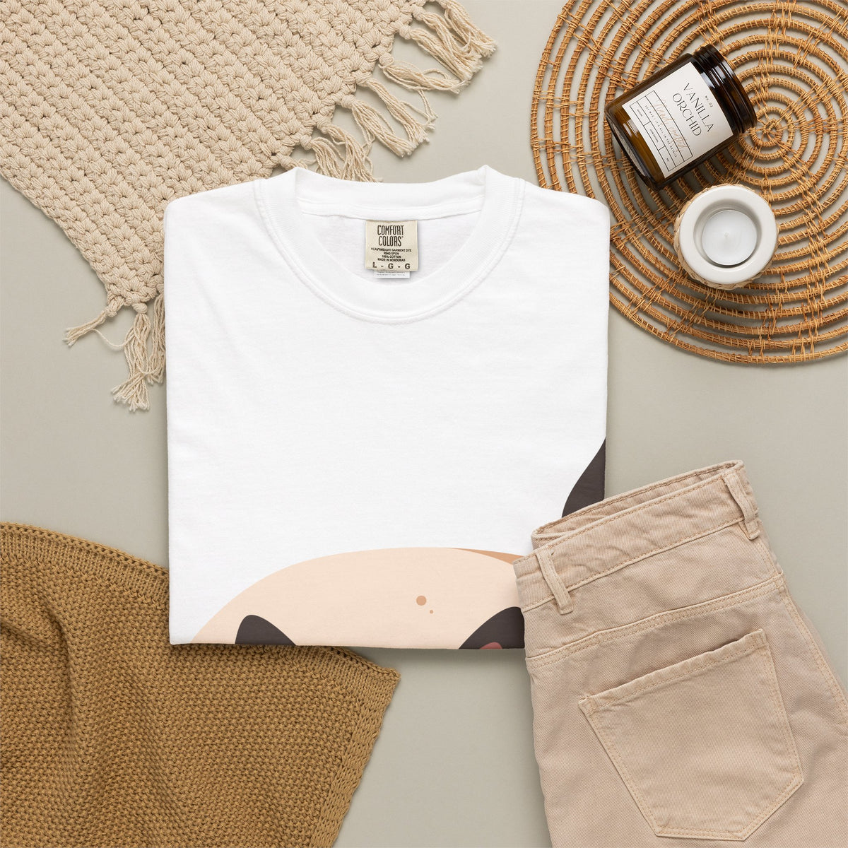 Cute Cat in Toast T-Shirt — Playful Kawaii Cat Graphic Tee